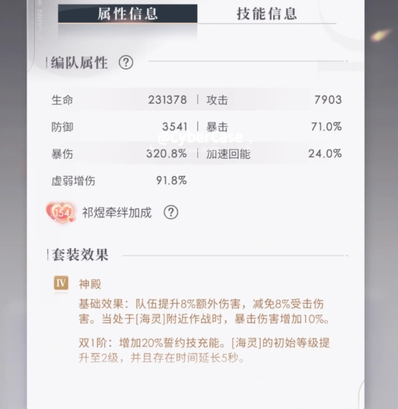 恋与深空神殿套技能怎么样 恋与深空神殿套技能怎么样