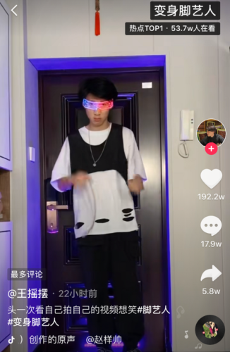 抖音脚艺人是什么梗 变身脚艺人意思出处介绍