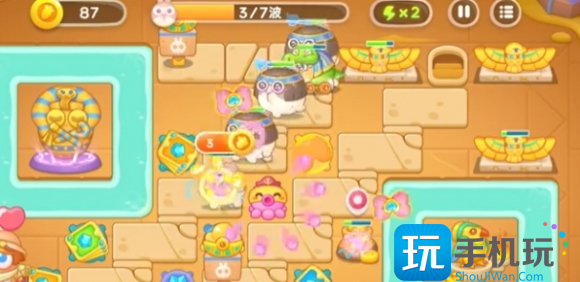 《保卫萝卜4》法老归来第4关通关攻略 《保卫萝卜4》法老归来第4关通关攻略
