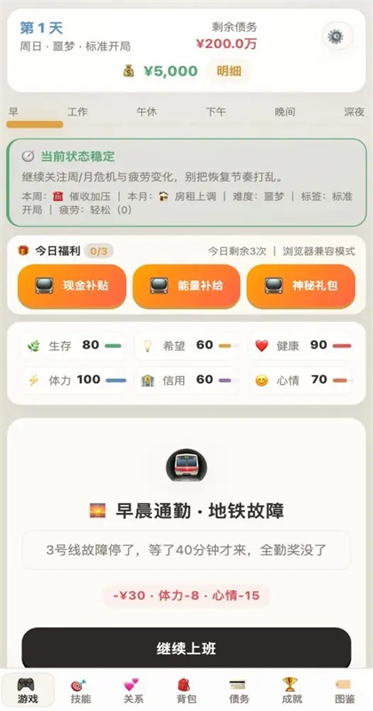 负产阶级手游