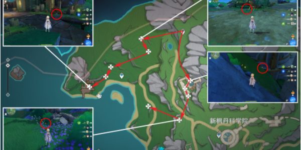 原神4.1子探测单元位置在哪 子探测单元采集路线图一览[多图]图片3