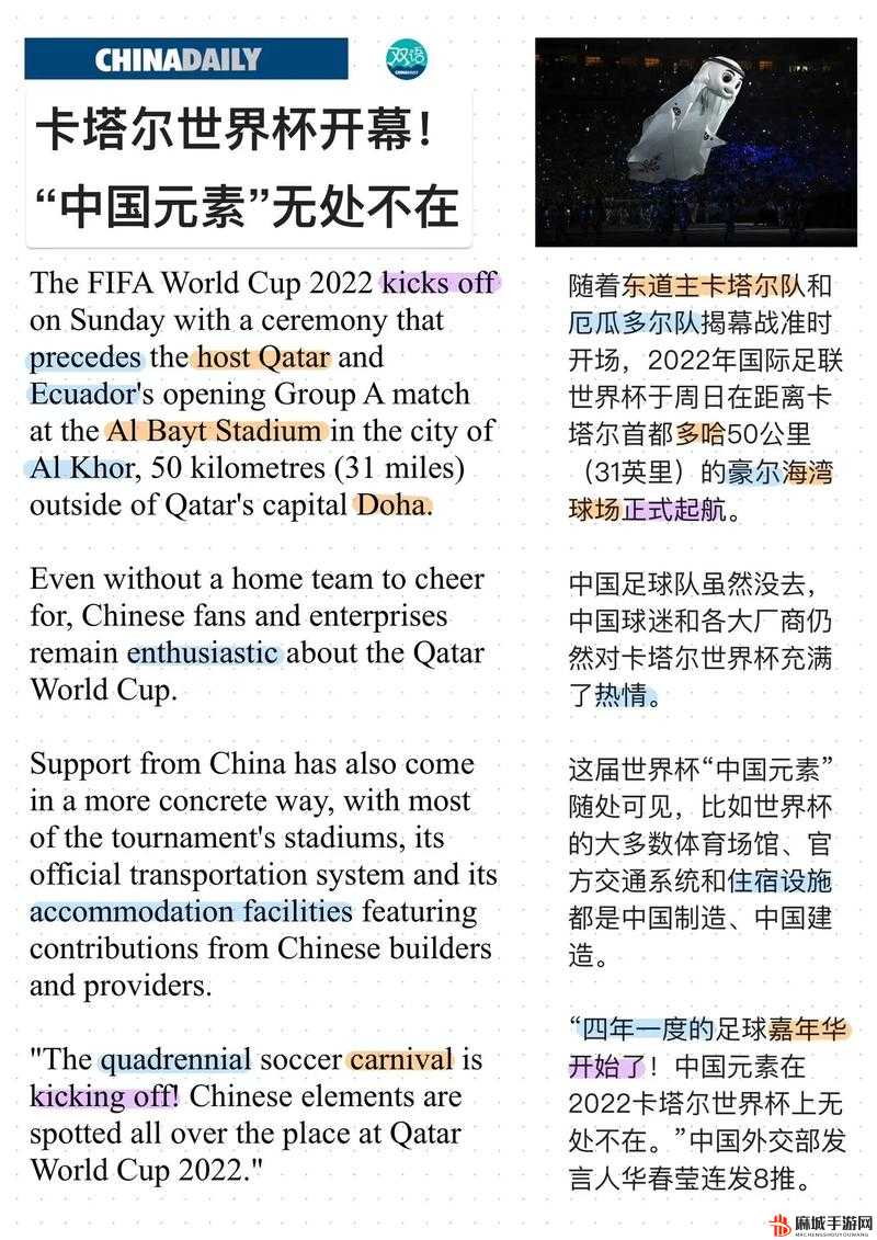 卡塔尔世界杯的中国元素，无处不在的东方魅力
