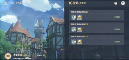 原神探索度100%怎么达到?