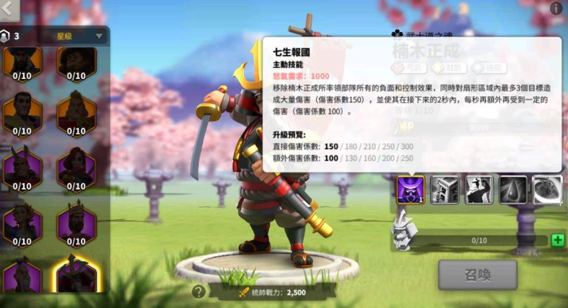 万国觉醒楠木正成值得培养吗 万国觉醒楠木正成值得培养吗