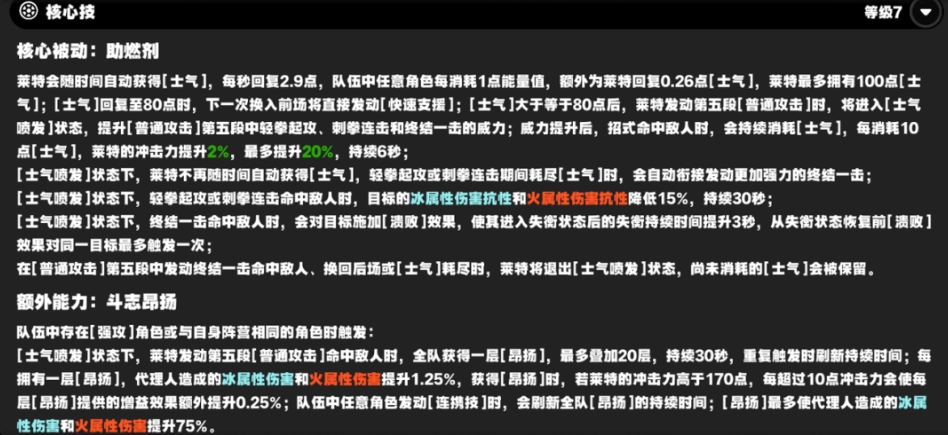 绝区零莱特技能怎么样 绝区零莱特技能怎么样
