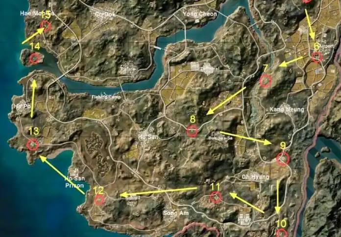 绝地求生哪些地方比较肥