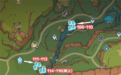 原神青蜜梅采集路线一览 原神青蜜梅采集路线一览