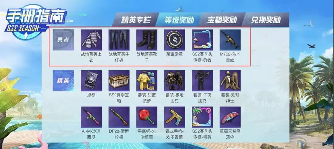 和平精英SS2赛季手册都有什么奖励？SS2赛季手册奖励汇总[多图]图片3