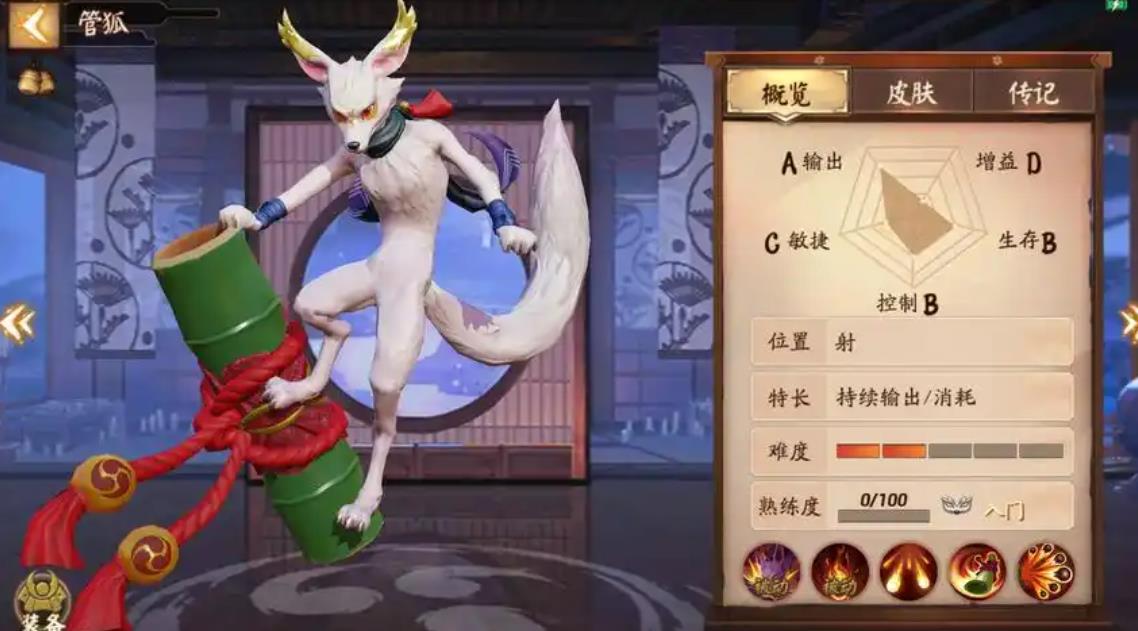决战平安京管狐怎么玩