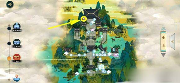 剑网3指尖江湖少林寺江湖秘攻略位置汇总[多图]图片2