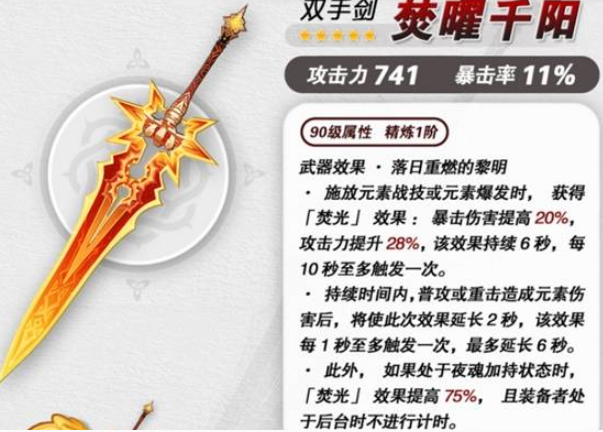 原神焚曜千阳等级突破材料有哪些-焚曜千阳等级突破全材料