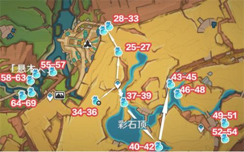 原神青蜜梅采集路线一览 原神青蜜梅采集路线一览