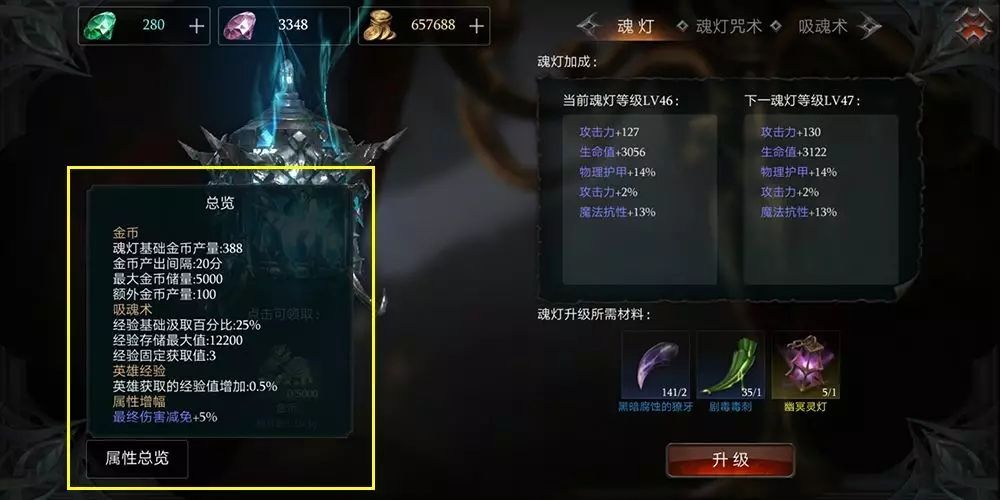 拉结尔魂灯快速升级怎么加点？魂灯快速升级加点攻略