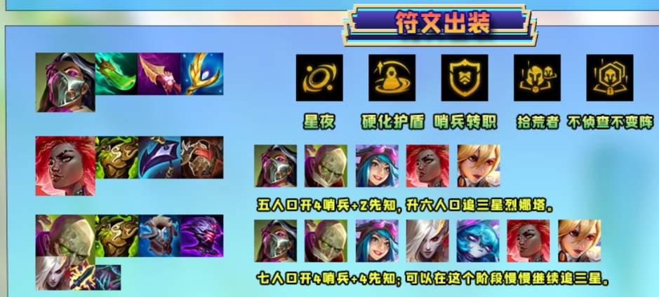 金铲铲之战哨兵先知烈娜塔怎么玩