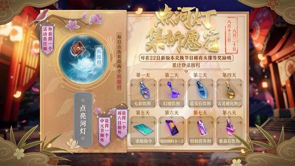 龙族幻想河灯祈愿活动上线，河灯许愿活动玩法介绍