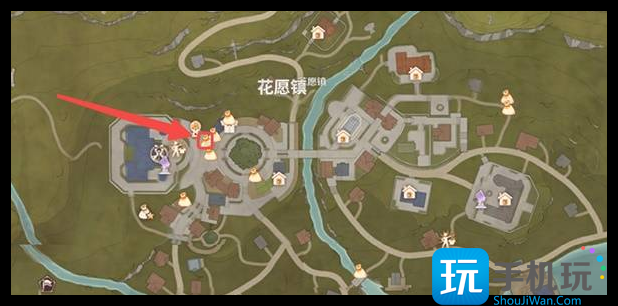 《无限暖暖》花愿镇商人位置一览