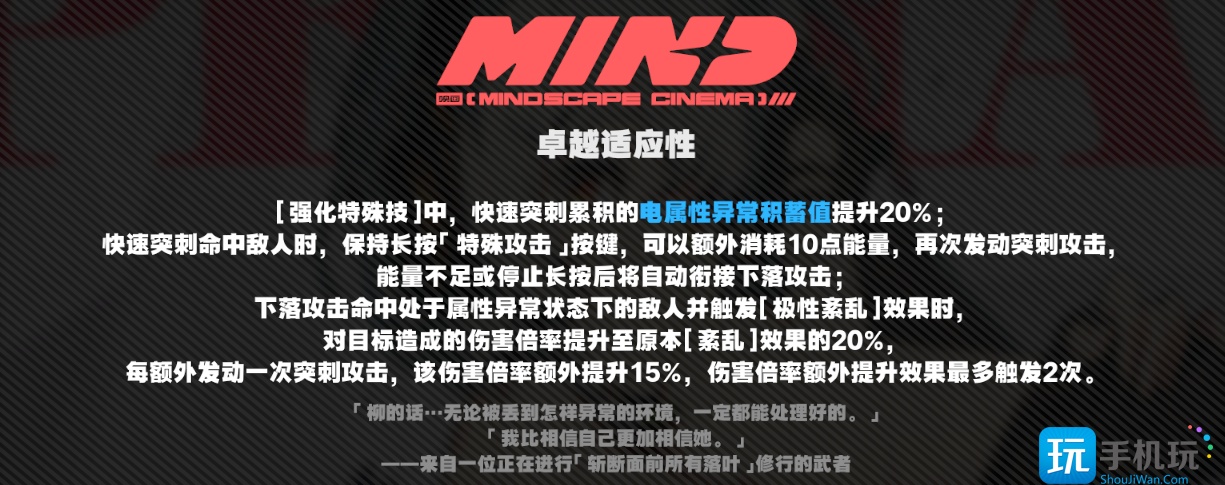 《绝区零》月城柳意像影画介绍 《绝区零》月城柳意像影画介绍