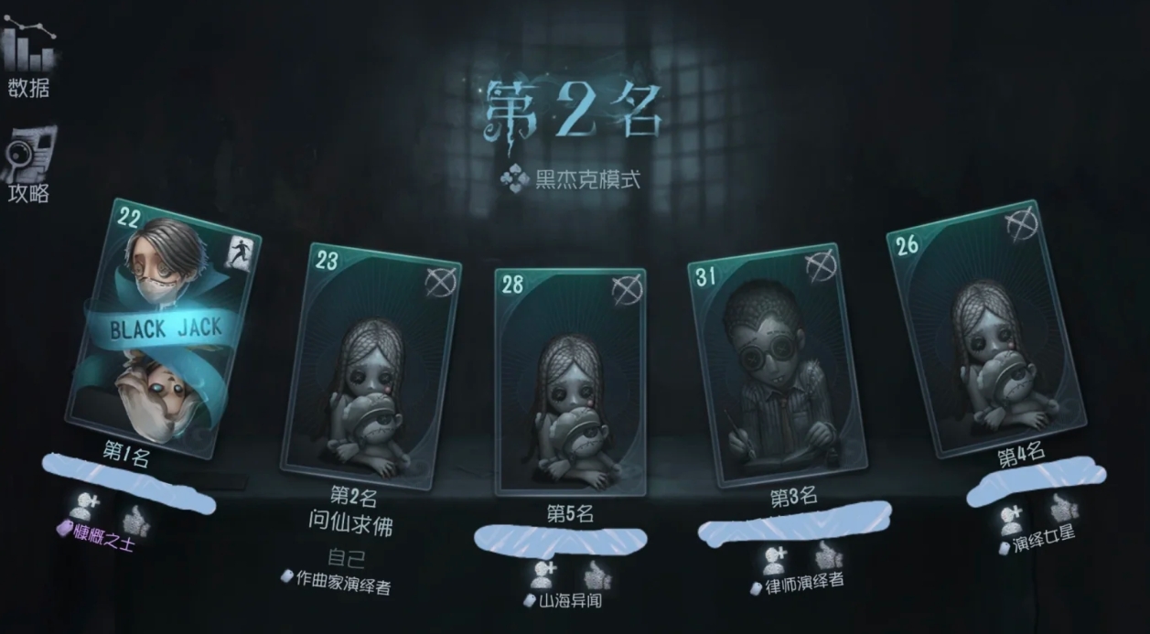 第五人格黑杰克求生者和屠夫选什么