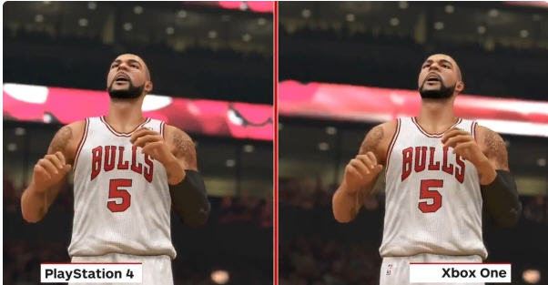 《NBA2K14》PS4与Xbox One画质基本无差