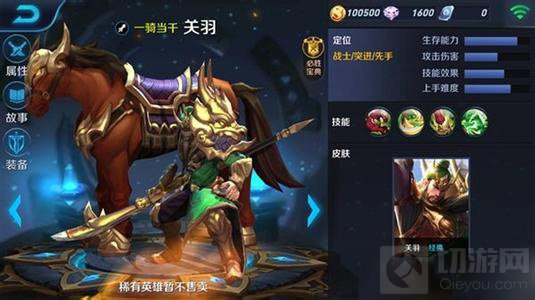 王者荣耀关羽厉害吗 关羽技能属性全面揭秘
