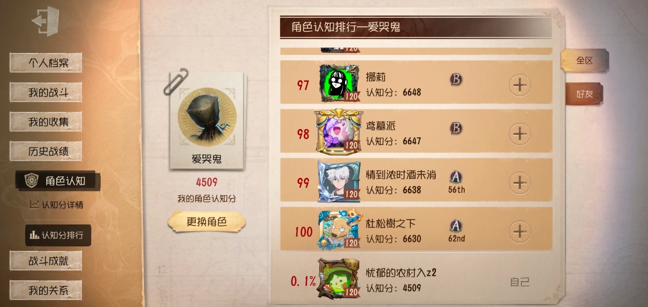 第五人格认知分和徽章牌有什么特性