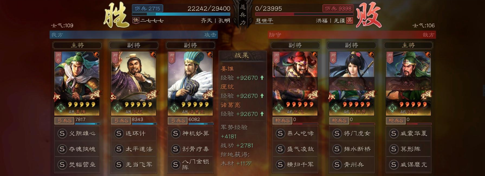 三国志战略版庞统增强后厉害吗