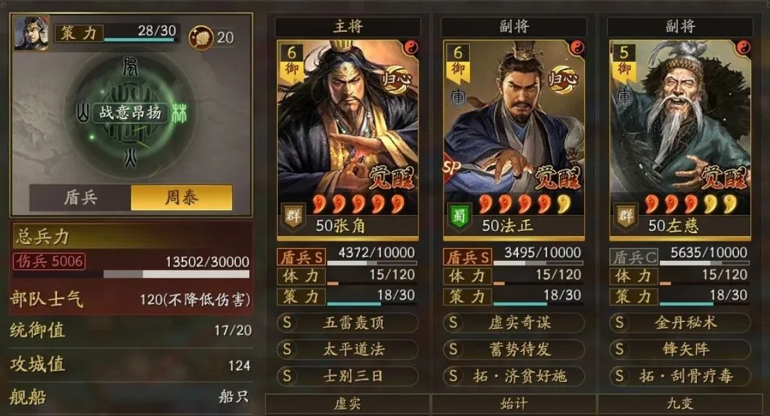 三国志战略版张角盾怎么玩