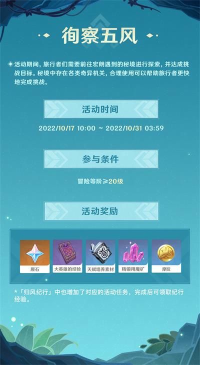 原神徇察五风活动怎么玩 原神徇察五风活动玩法攻略[多图]图片2