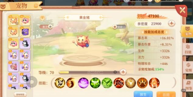 永恒岛之彩虹世界宠物怎么培养 永恒岛之彩虹世界最强宠物培养攻略[图]-游戏攻略
