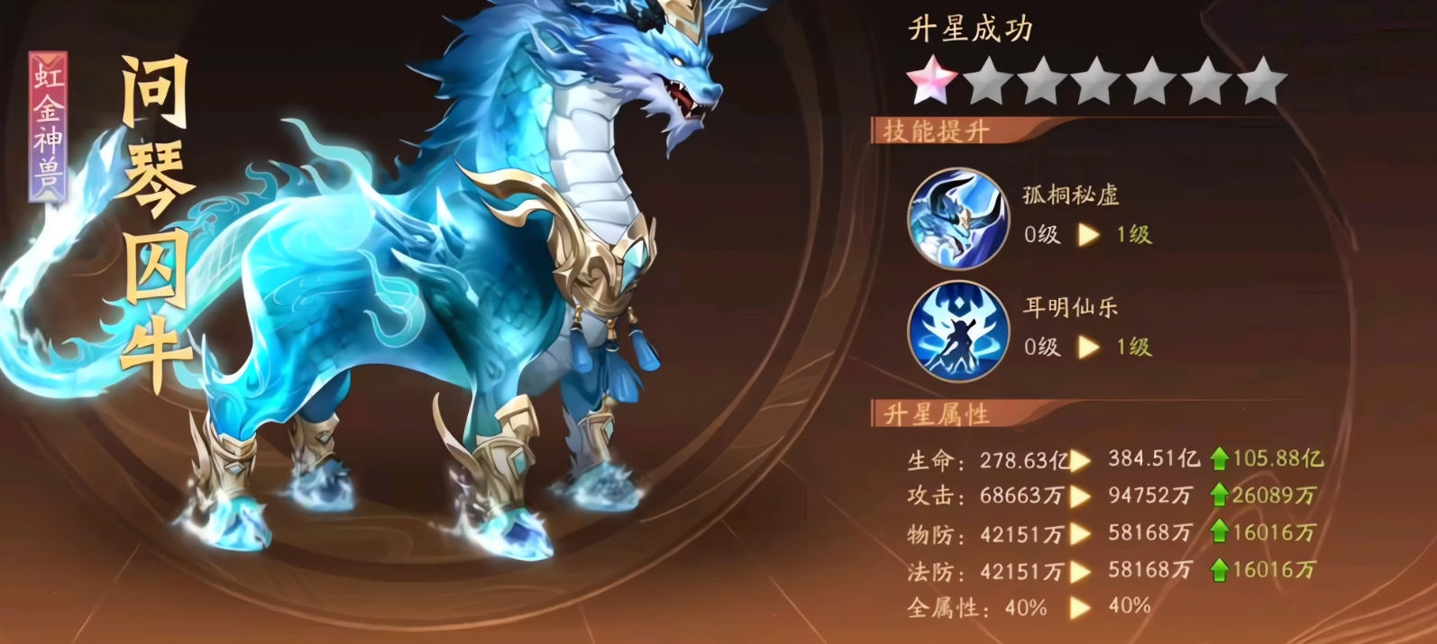少年三国志2问琴囚牛技能怎么样