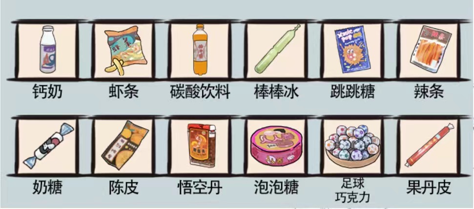 爆笑汉字零食佳肴怎么过