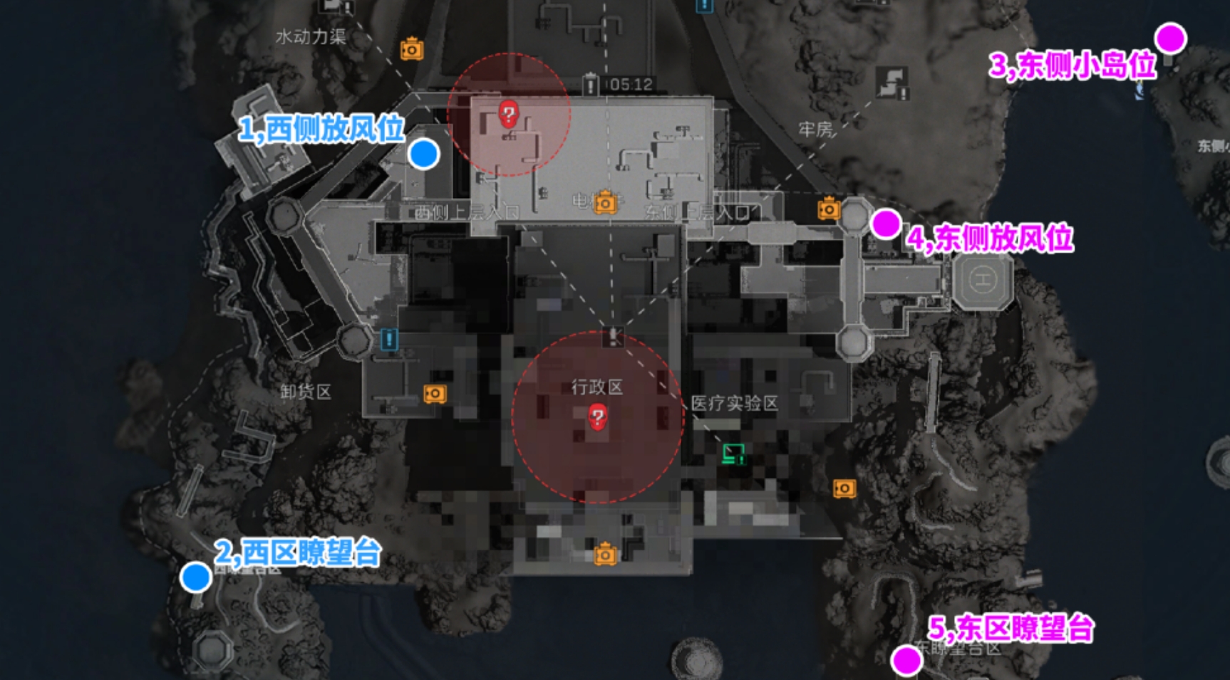 三角洲行动潮汐监狱复活点有哪些