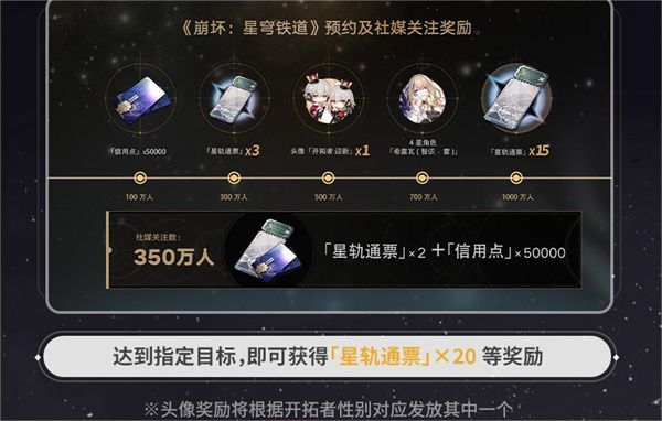 崩坏星穹铁道预约奖励有效期是多久 群星邀约预约奖励时间介绍